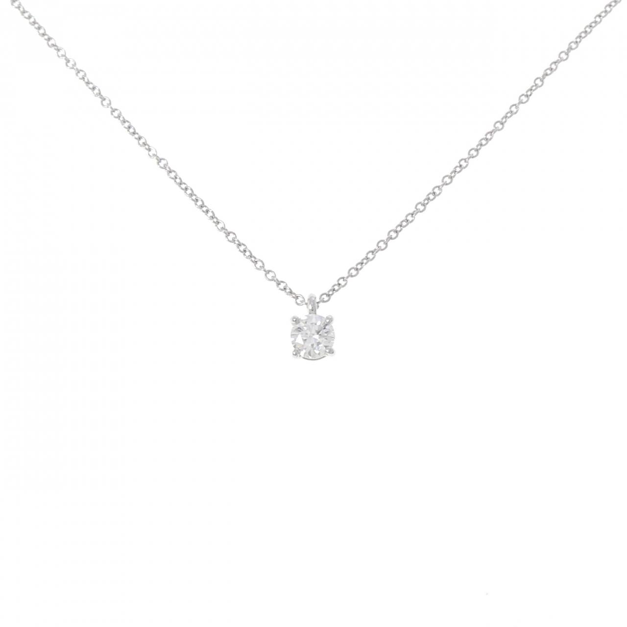 ティファニー ソリティア ネックレス 0.27CT F VS1 3EXT