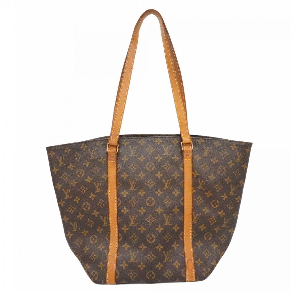 ★SALE【6da0217】ルイヴィトン トートバッグ モノグラム サックショッピング M51108 ブラウン【中古】レディース
