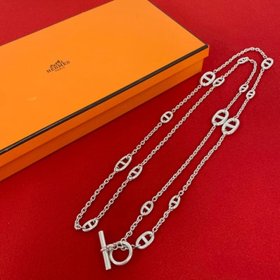 HERMES エルメス ファランドール ネックレス シルバー925 ネックレス シルバー
38717
