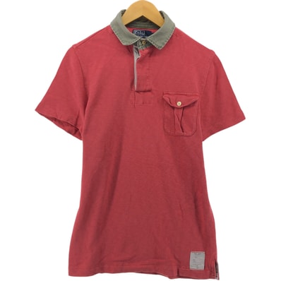 古着 ラルフローレン Ralph Lauren POLO by Ralph Lauren CUSTOM FIT 半袖 ポロシャツ メンズM相当/eaa553111