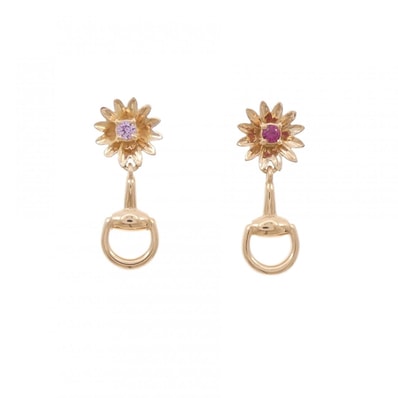 グッチ ルビー ピアス