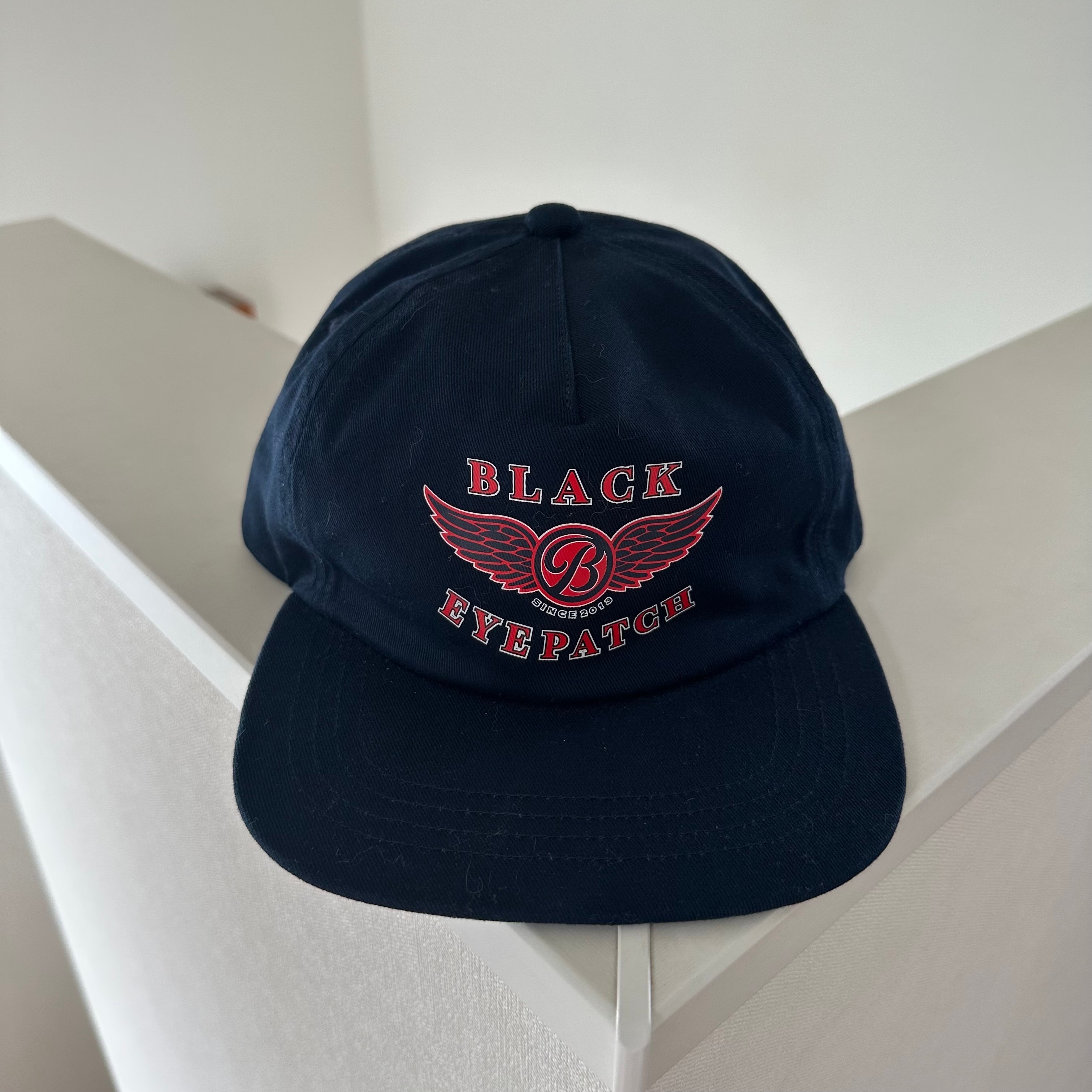 BlackEyePatch Wing B Logo Cap "Navy"