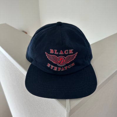 BlackEyePatch Wing B Logo Cap "Navy"
