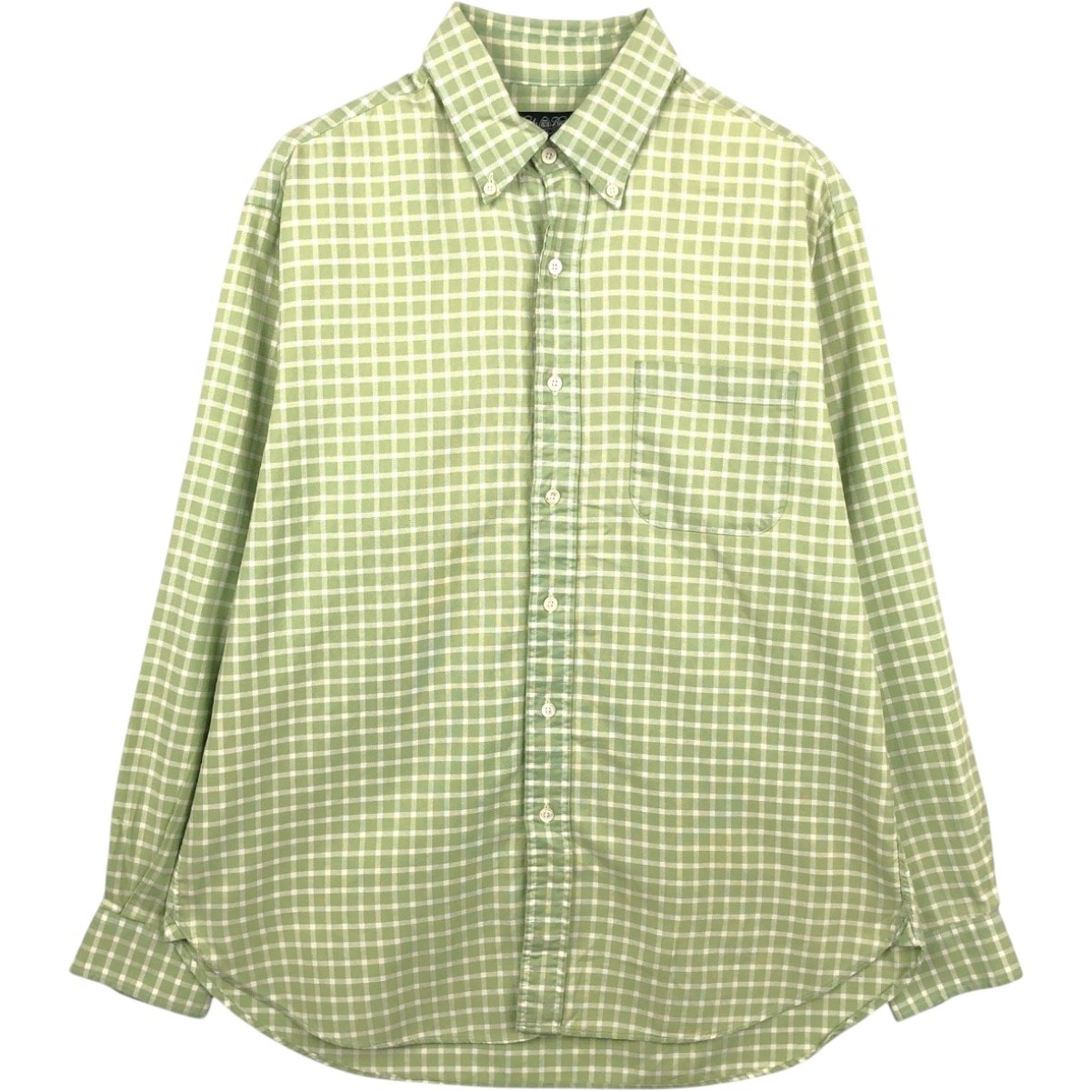 古着 ブルックスブラザーズ Brooks Brothers COUNTRY CLUB 長袖 ボタンダウンチェックシャツ USA製 メンズL相当/eaa662563