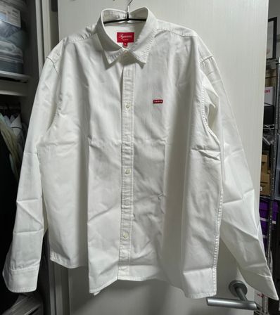 Supreme Small Box Twill Shirt "White"