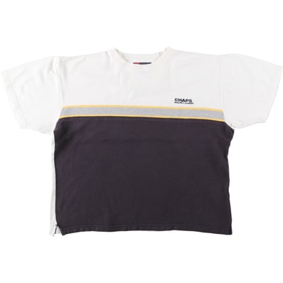 古着 ラルフローレン Ralph Lauren CHAPS チャップス 半袖 ロゴTシャツ メンズM相当/eaa645083
