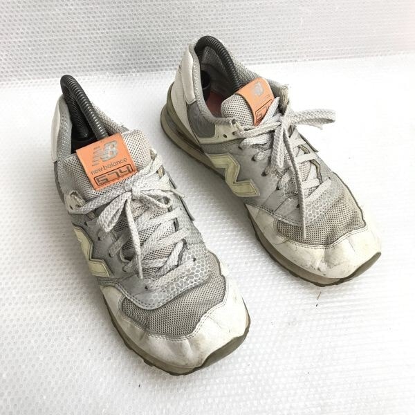 希少品★new balance/ニューバランス★ML574RWT/スニーカー【27.0/US9/白×silver】ランニングシューズ//sneakers/Shoes/trainers◆E-124