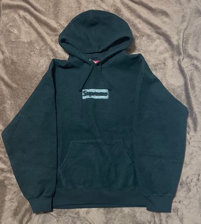 Supreme Inside Out Box Logo Hooded Sweatshirt "Black"