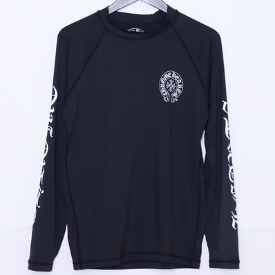 Chrome Hearts CH Horseshoe L/S Rash Guard "Black"