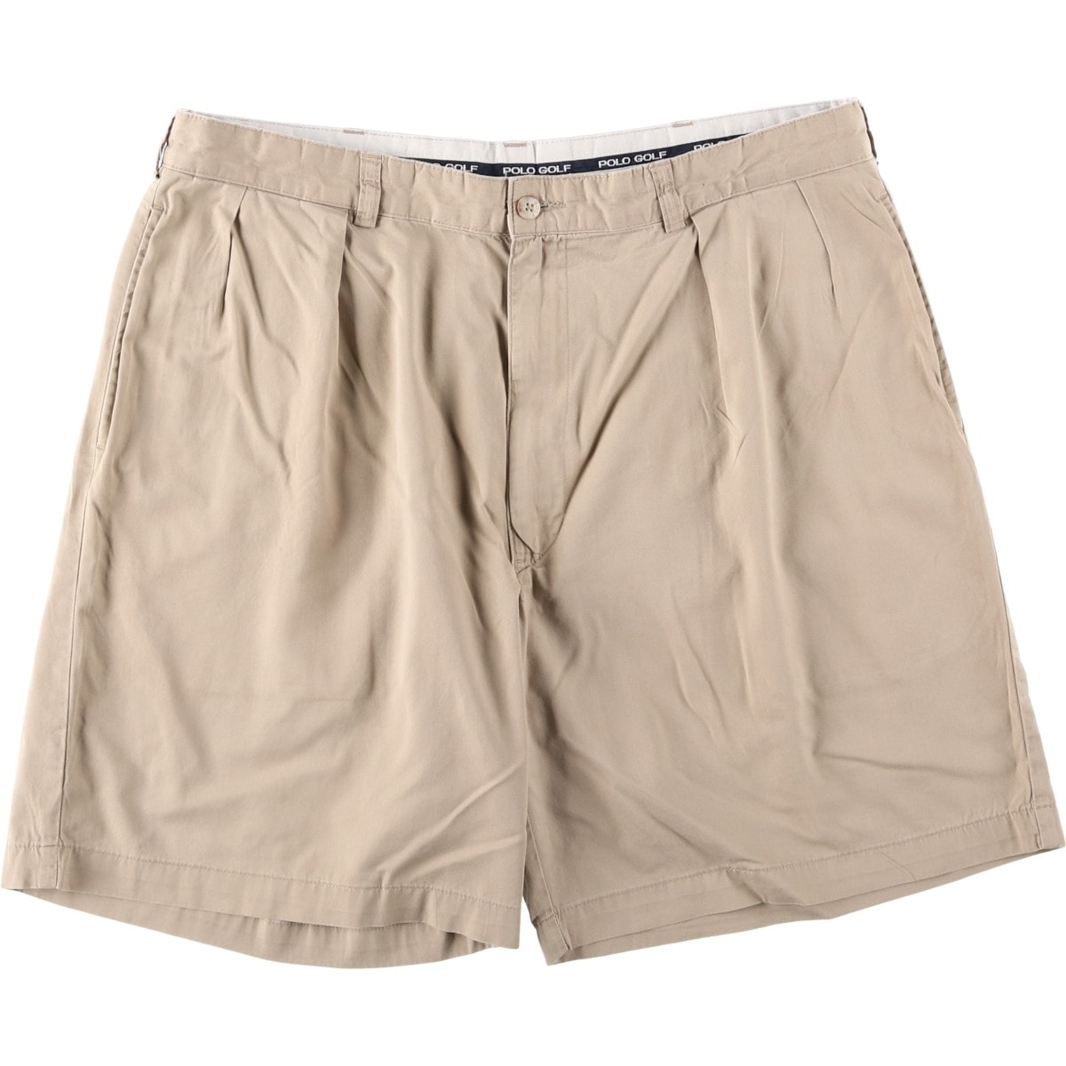 古着 ラルフローレン Ralph Lauren POLO GOLF ポロゴルフ CLASSIC GOLF SHORT ツータック チノショーツ ショートパンツ メンズw37相当/eaa661802