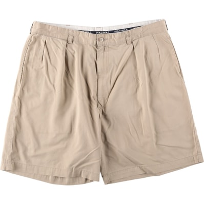 古着 ラルフローレン Ralph Lauren POLO GOLF ポロゴルフ CLASSIC GOLF SHORT ツータック チノショーツ ショートパンツ メンズw37相当/eaa661802