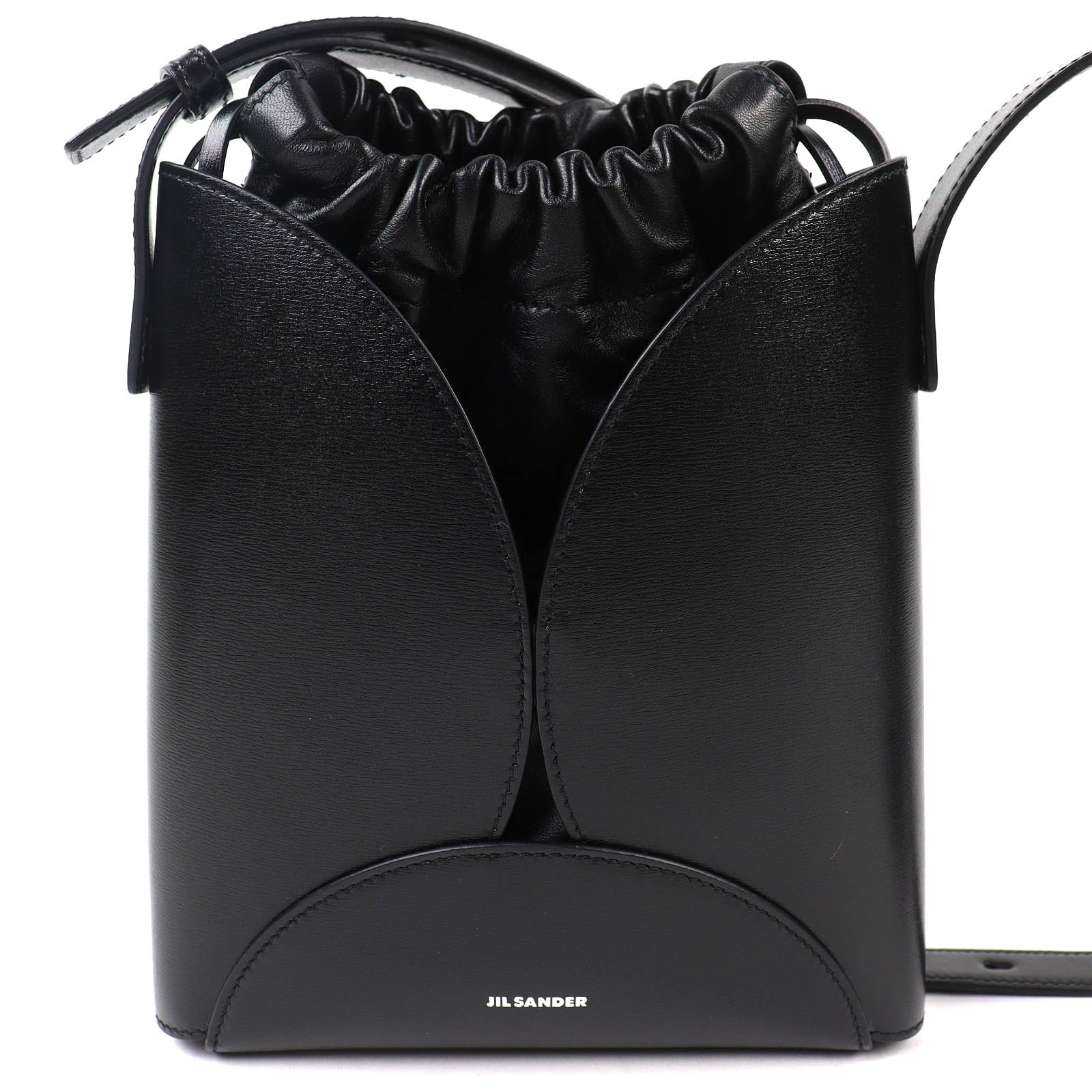 極美品 ジルサンダー ショルダーバッグ Curve Crossbody 黒