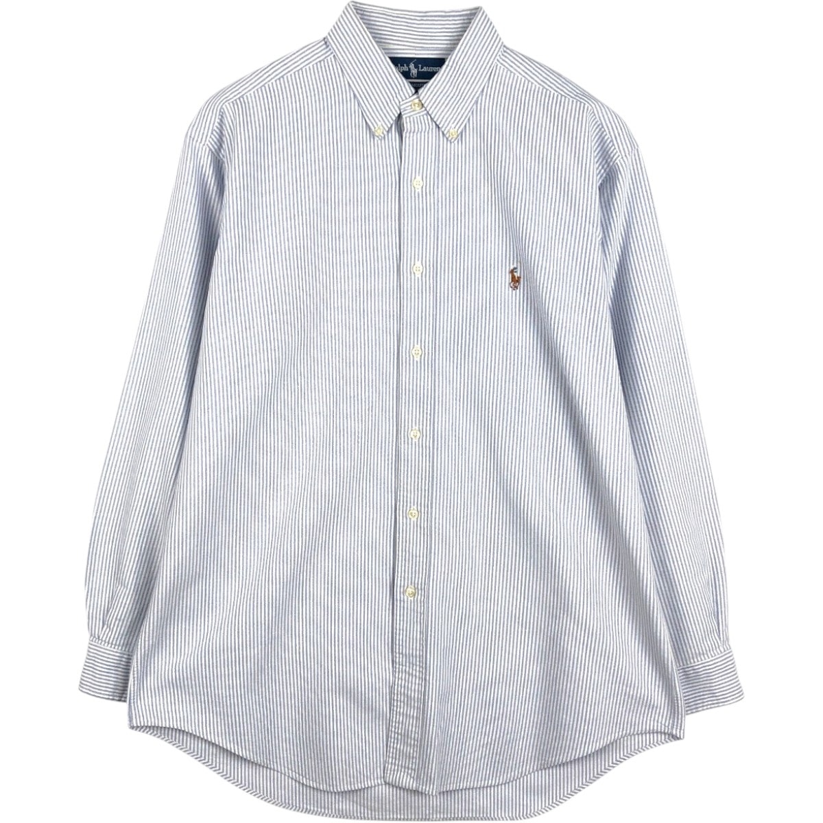 古着 ラルフローレン Ralph Lauren YARMOUTH 長袖 ボタンダウンストライプシャツ メンズXL相当/eaa676782