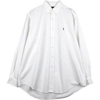 古着 ラルフローレン Ralph Lauren YARMOUTH 長袖 ボタンダウンシャツ メンズXL相当/eaa628858