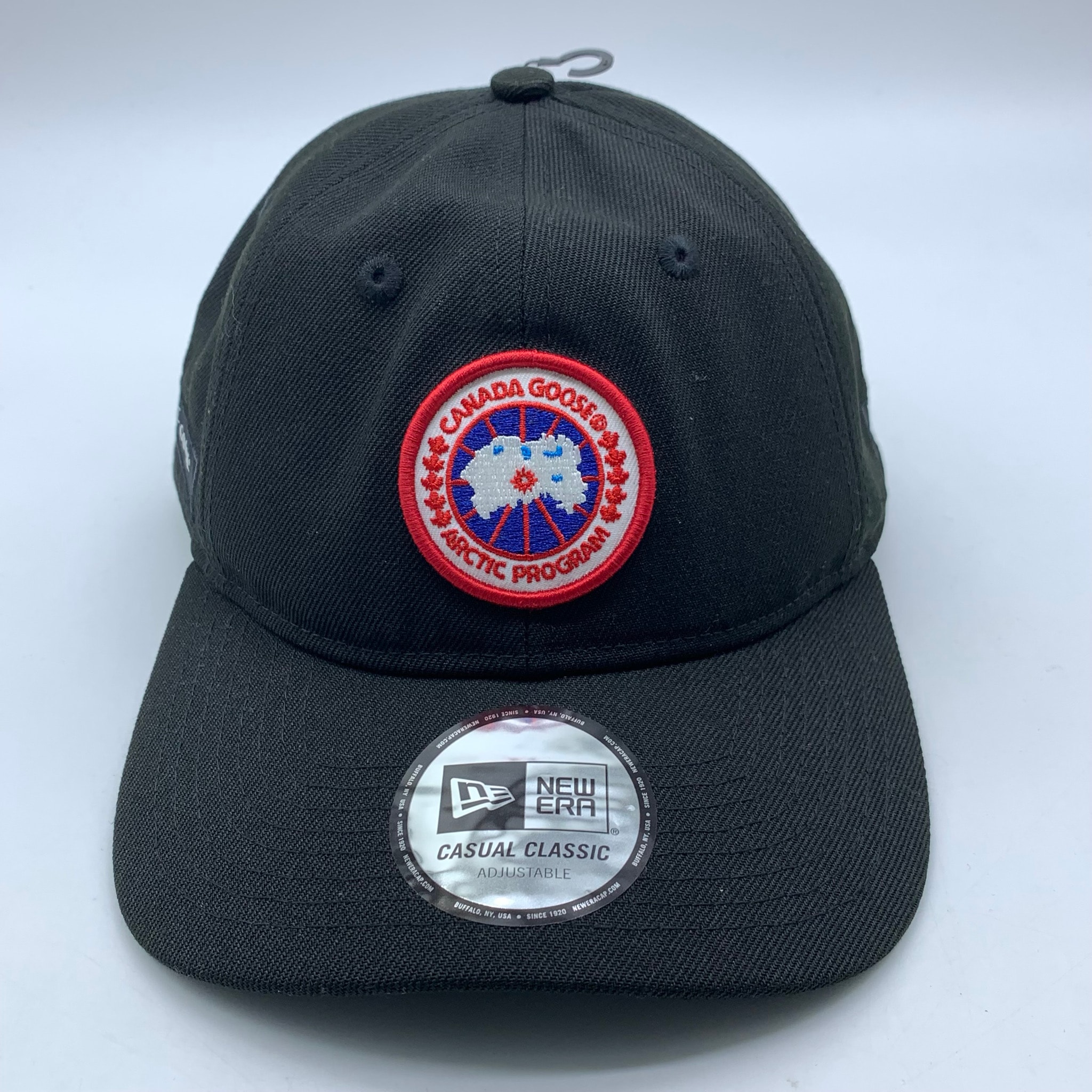 Canada Goose Arctic Disc Logo Patch Baseball Cap "Black"