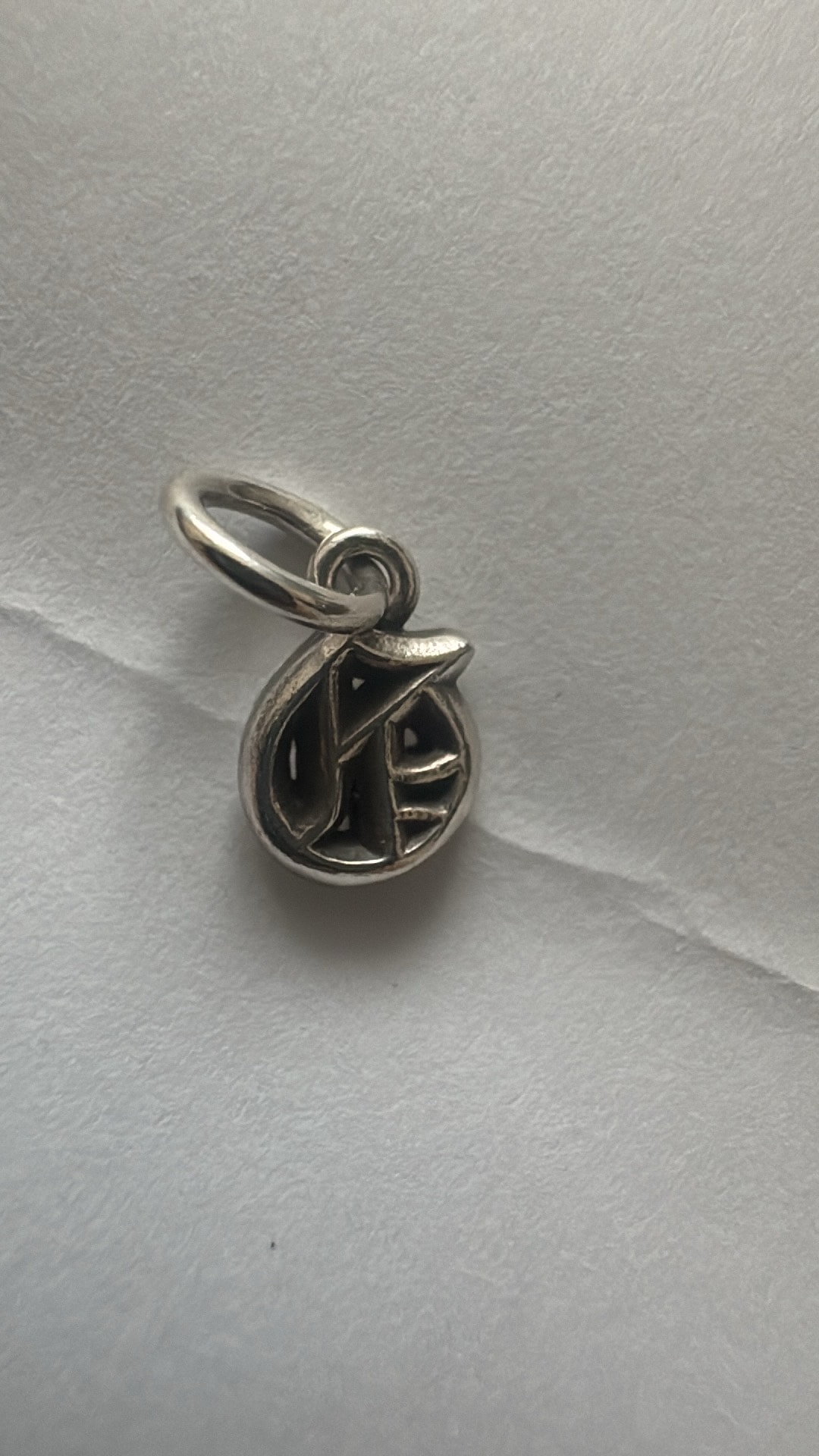 Chrome Hearts Stack Alphabet G SV925 Pendant Top "Silver"