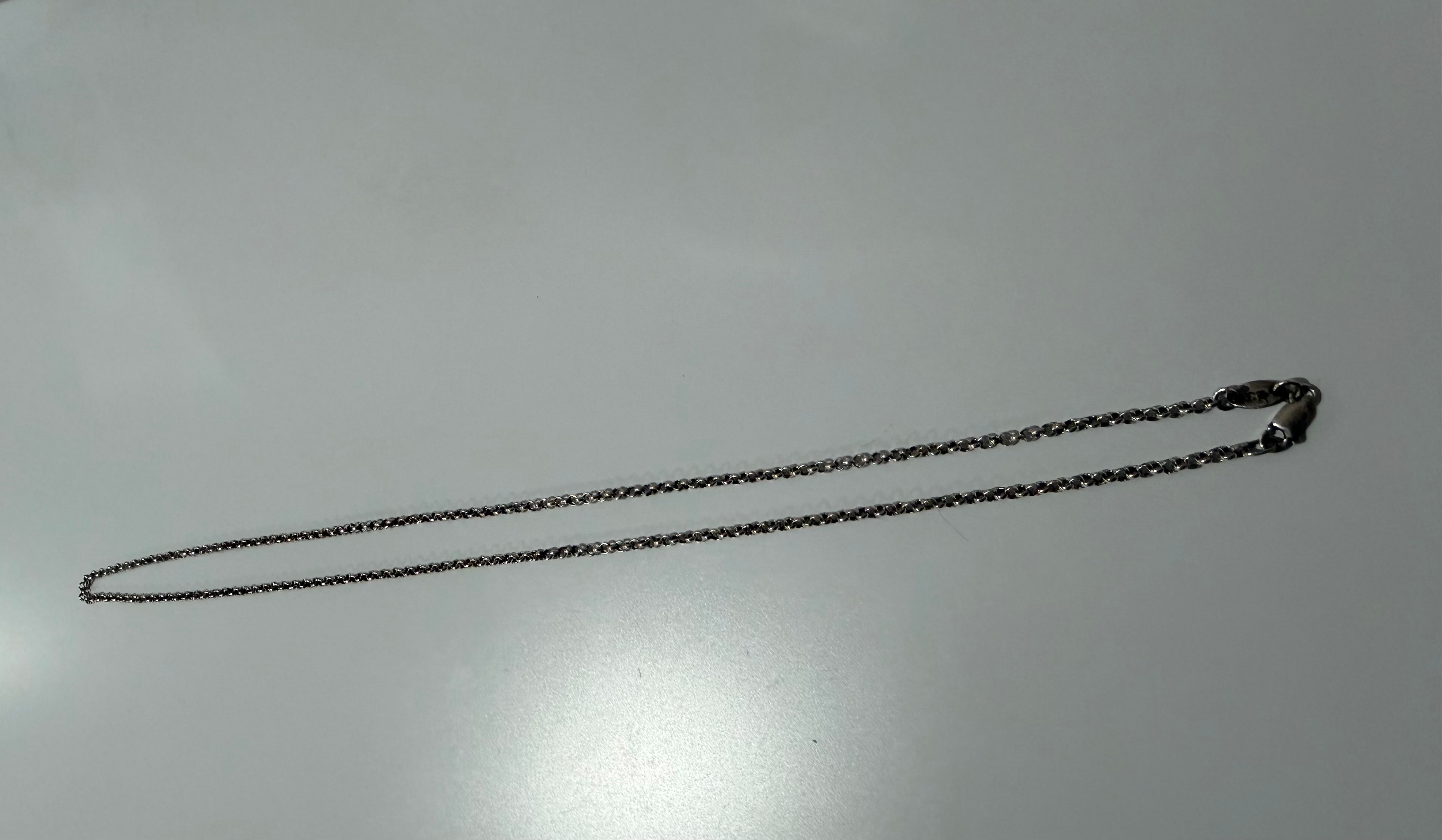 Chrome Hearts Roll Chain Necklace "Silver"