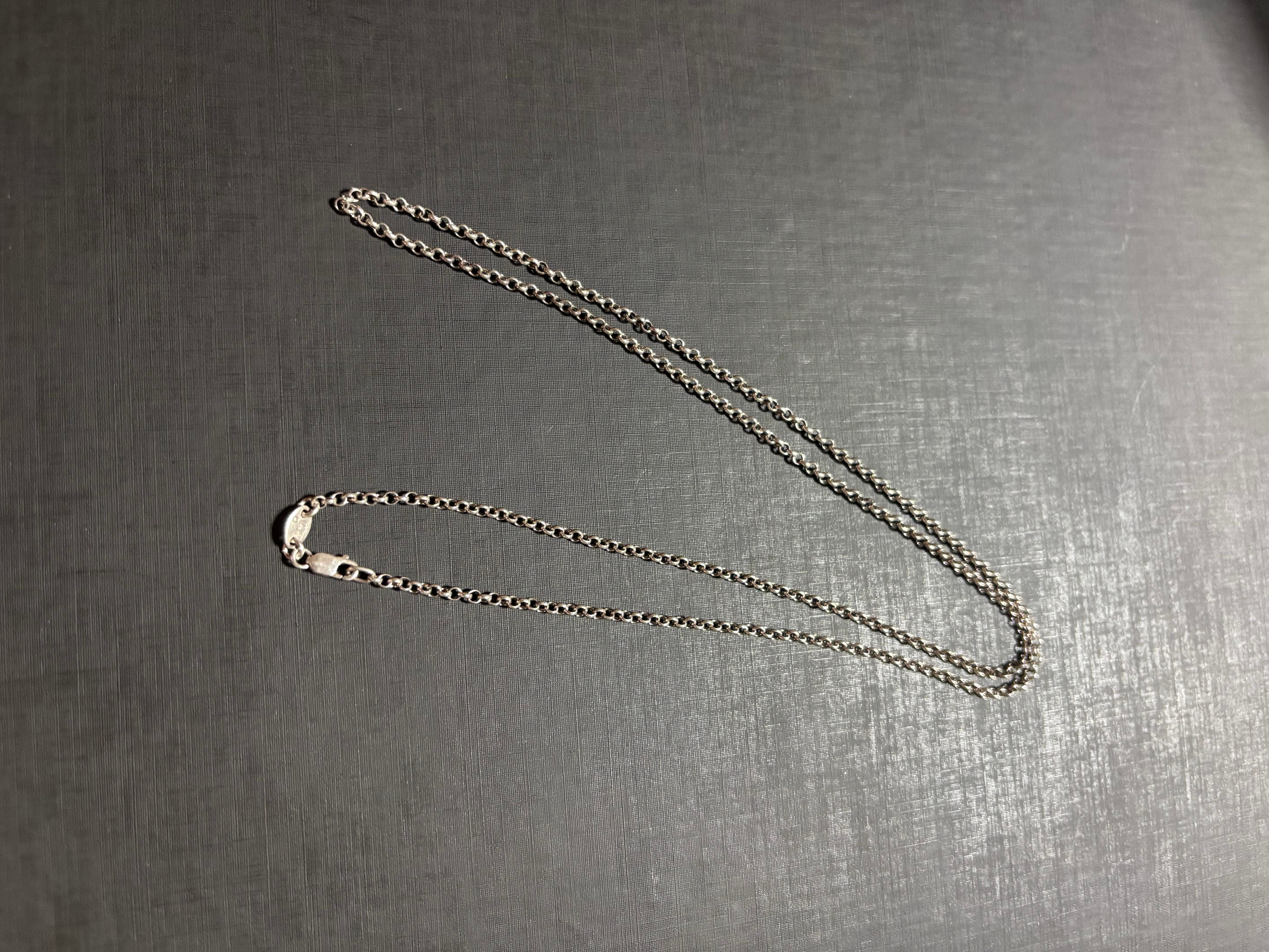 Chrome Hearts Roll Chain Necklace "Silver"