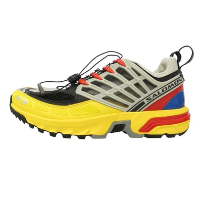 salomon サロモン L47298900 ACS Pro Black Lemon High Risk Red プロ ブラック レモン ハイリスクレッド ランニングシューズ ローカット スニーカー マルチカラー系 26cm【極上美品】【中古】