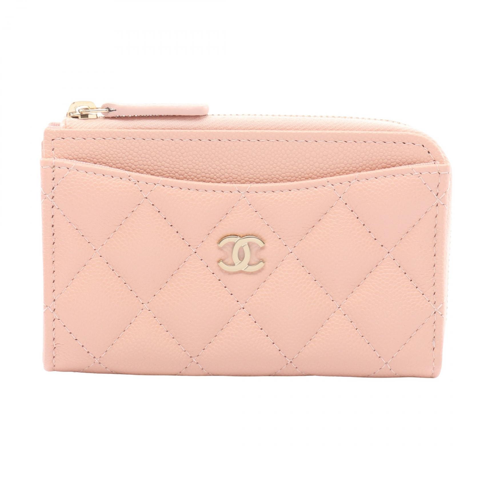 シャネル CHANEL マトラッセ コインケース 財布 キャビアスキン(グレインドカーフ) レディース ブラック系 AP3179 【中古】