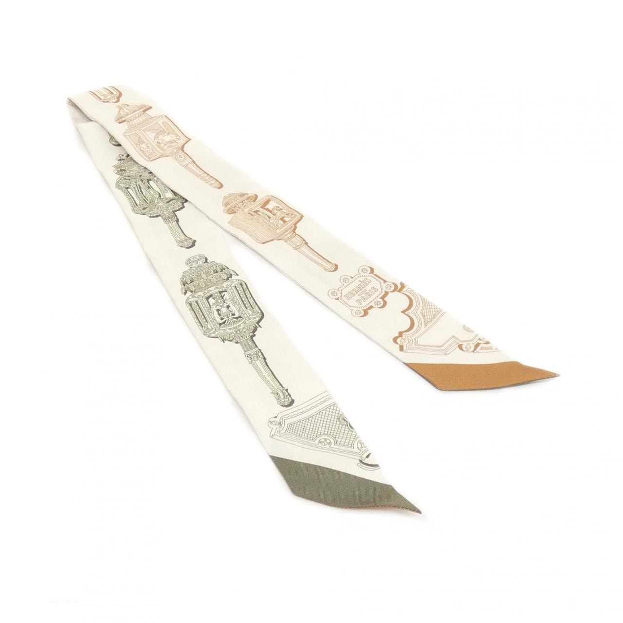 エルメス MERVEILLEUSES LANTERNES ツイリー 063081S スカーフ