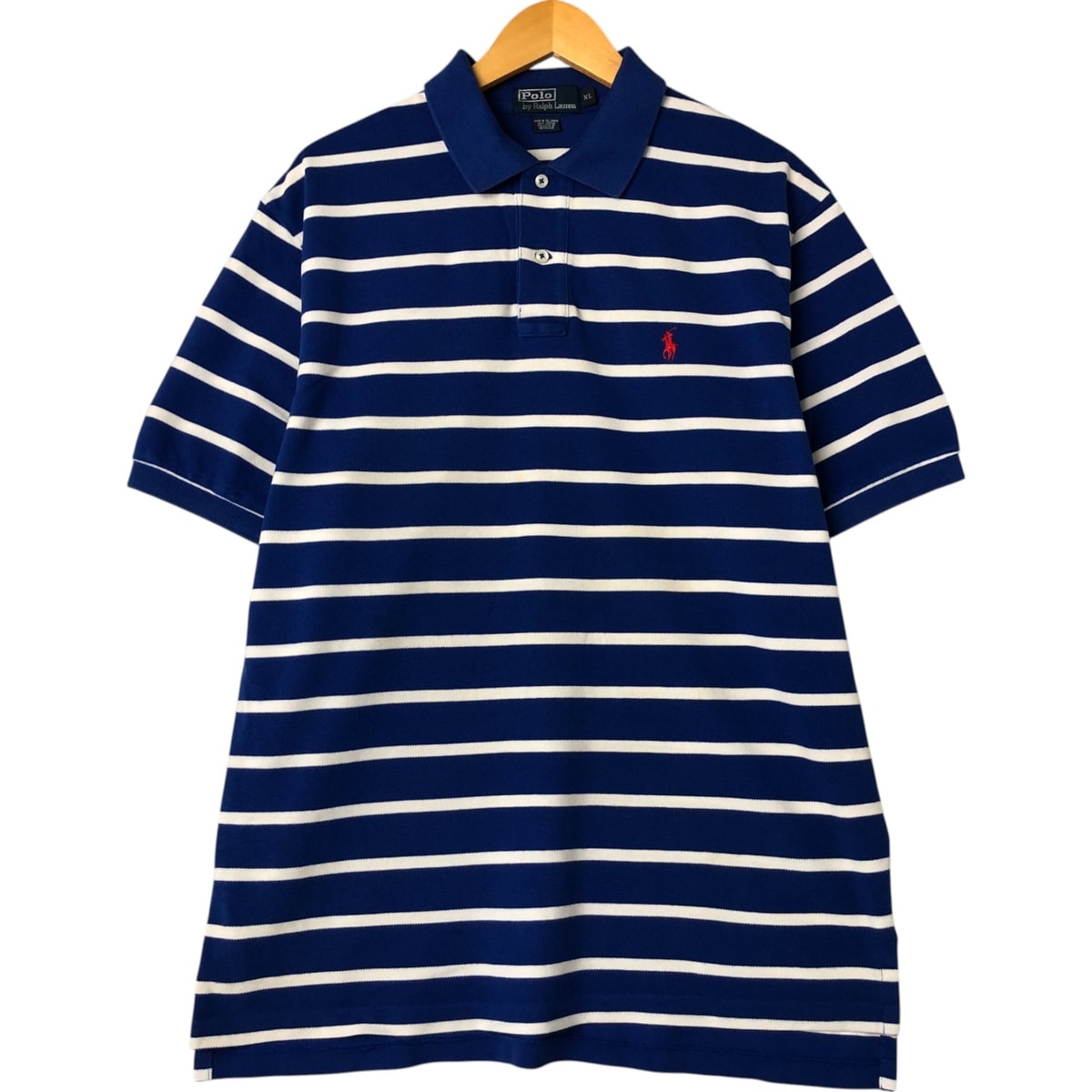 古着 ラルフローレン Ralph Lauren POLO by Ralph Lauren 半袖 ボーダー ポロシャツ メンズXL相当/eaa559604
