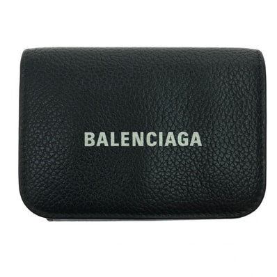 BALENCIAGA バレンシアガ 財布 三折り財布 ブラック