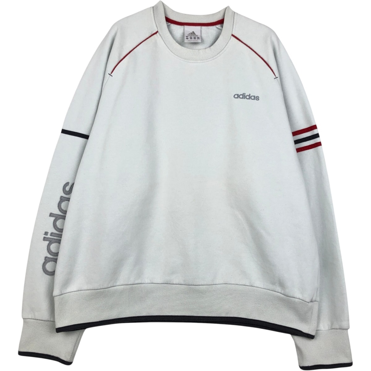 古着 アディダス adidas ワンポイントロゴスウェットシャツ トレーナー メンズXL相当/eaa618785
