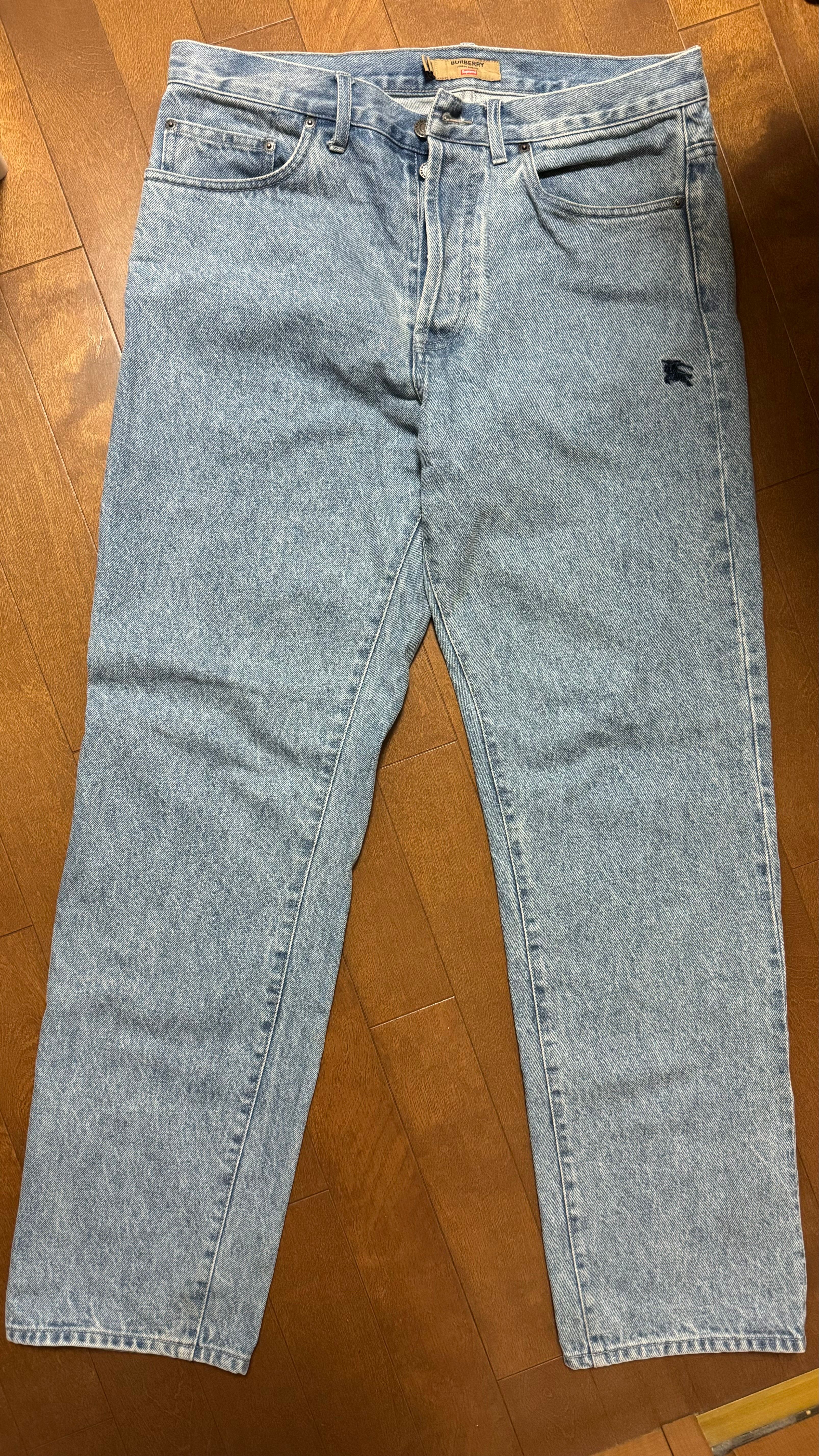 Supreme / Burberry Regular Jean "Blue"