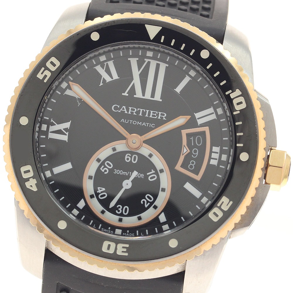 カルティエ カリブル ドゥ カルティエ ダイバー メンズ 【中古】