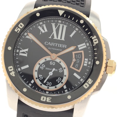カルティエ カリブル ドゥ カルティエ ダイバー メンズ 【中古】