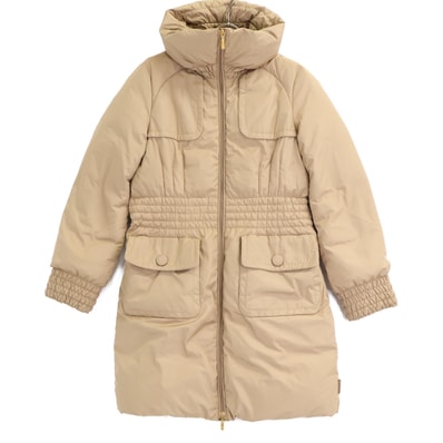 モンクレール 49351 BIARRITZ ボリュームカラー ロングダウン 1