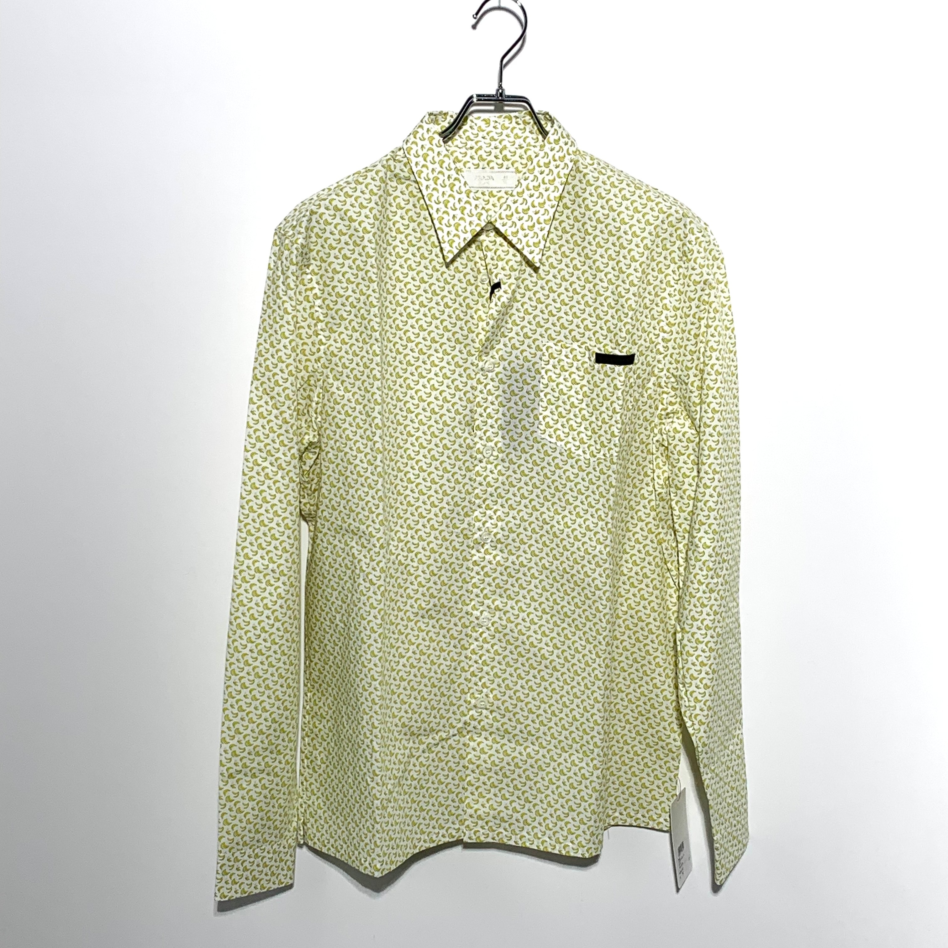 PRADA Fruit Poplin Shirt "Yello"
