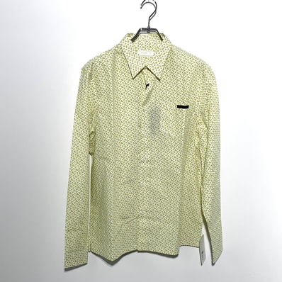 PRADA Fruit Poplin Shirt "Yello"