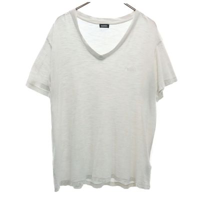 DIESEL ディーゼル 半袖 Vネック Tシャツ