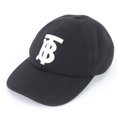 ■極美品 バーバリー TBロゴ ベースボール 帽子