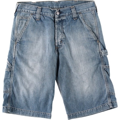 古着 カーハート Carhartt DUNGAREE BERMUDA デニムペインターショーツ ハーフパンツ メンズw32相当/eaa637103