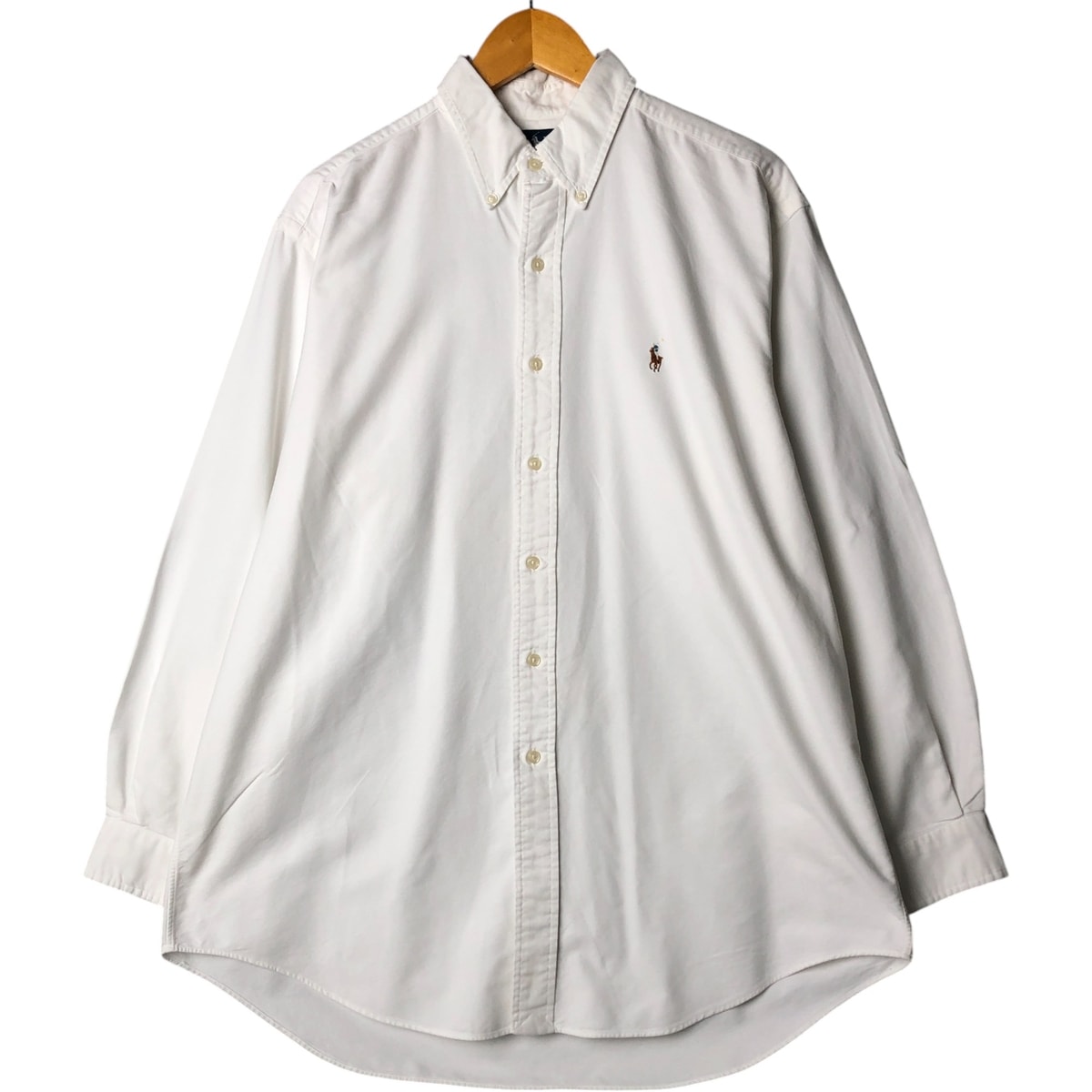 古着 ラルフローレン Ralph Lauren YARMOUTH 長袖 ボタンダウンシャツ メンズL相当/eaa567966