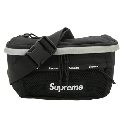 Supreme シュプリーム 24AW Waist Bag ボックス ロゴ ウエスト バッグ ブラック系【中古】