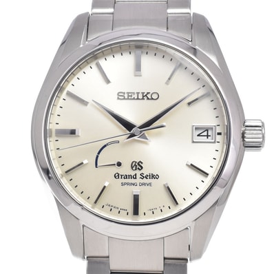 セイコー SEIKO SBGA083/9R65-0BH0 グランドセイコー シルバー スプリングドライブ メンズ 美品 腕時計 P#149153