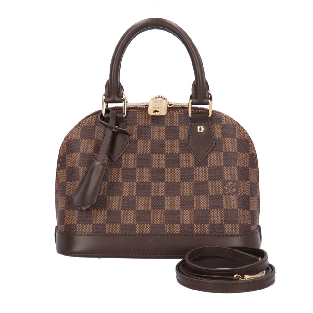 ルイヴィトン アルマBB ダミエ ショルダーバッグ ダミエキャンバス N40606 ブラウン レディース LOUIS VUITTON  中古