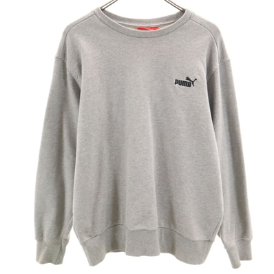 PUMA プーマ 長袖 スウェット トレーナー M グレー