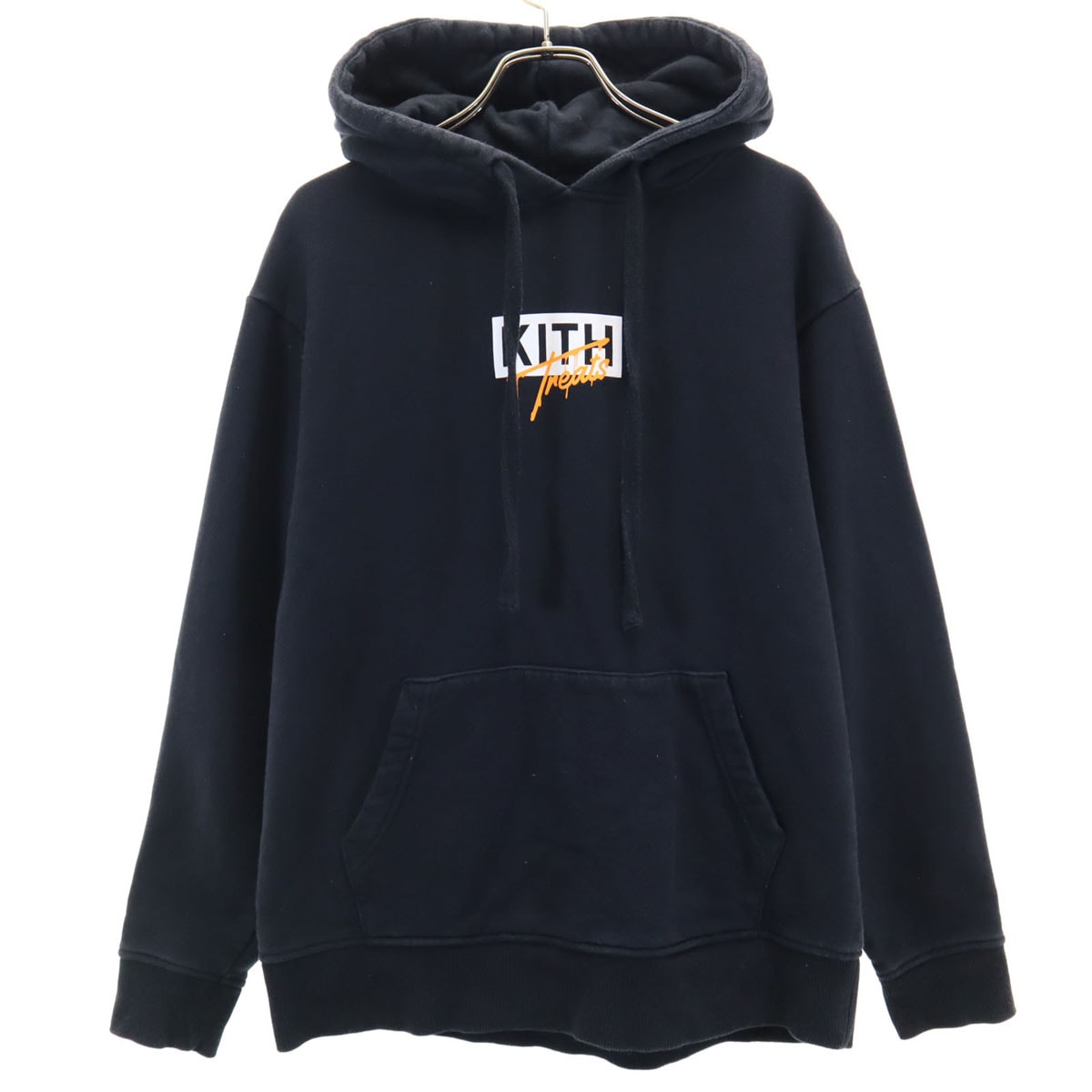 KITH キス 長袖 スウェットパーカー S ブラック系 裏起毛