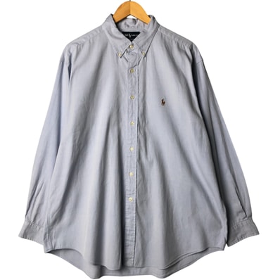 古着 ラルフローレン Ralph Lauren YARMOUTH 長袖 ボタンダウンシャツ メンズXL相当/eaa579396