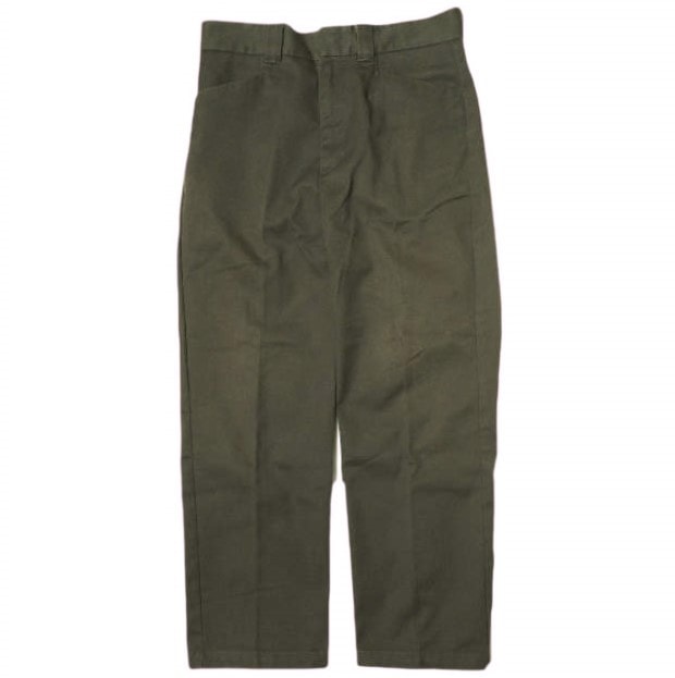 VAINL ARCHIVE x Dickies ヴァイナルアーカイブ ディッキーズ 21AW 別注 CALF T/Cツイル テーパードワークパンツ 213M40VA02 32 Brown 木村拓哉 キムタク ボトムス g22779