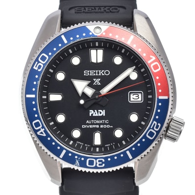 セイコー SEIKO 6R15-04J0/SBDC071 プロスペックス ダイバー PADI ブラック 自動巻き メンズ 良品 箱付き 腕時計 K#148290