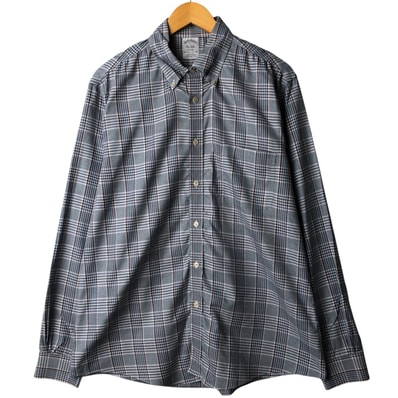 古着 ブルックスブラザーズ Brooks Brothers Est.1818 長袖 ボタンダウンチェックシャツ メンズL相当/eaa594533