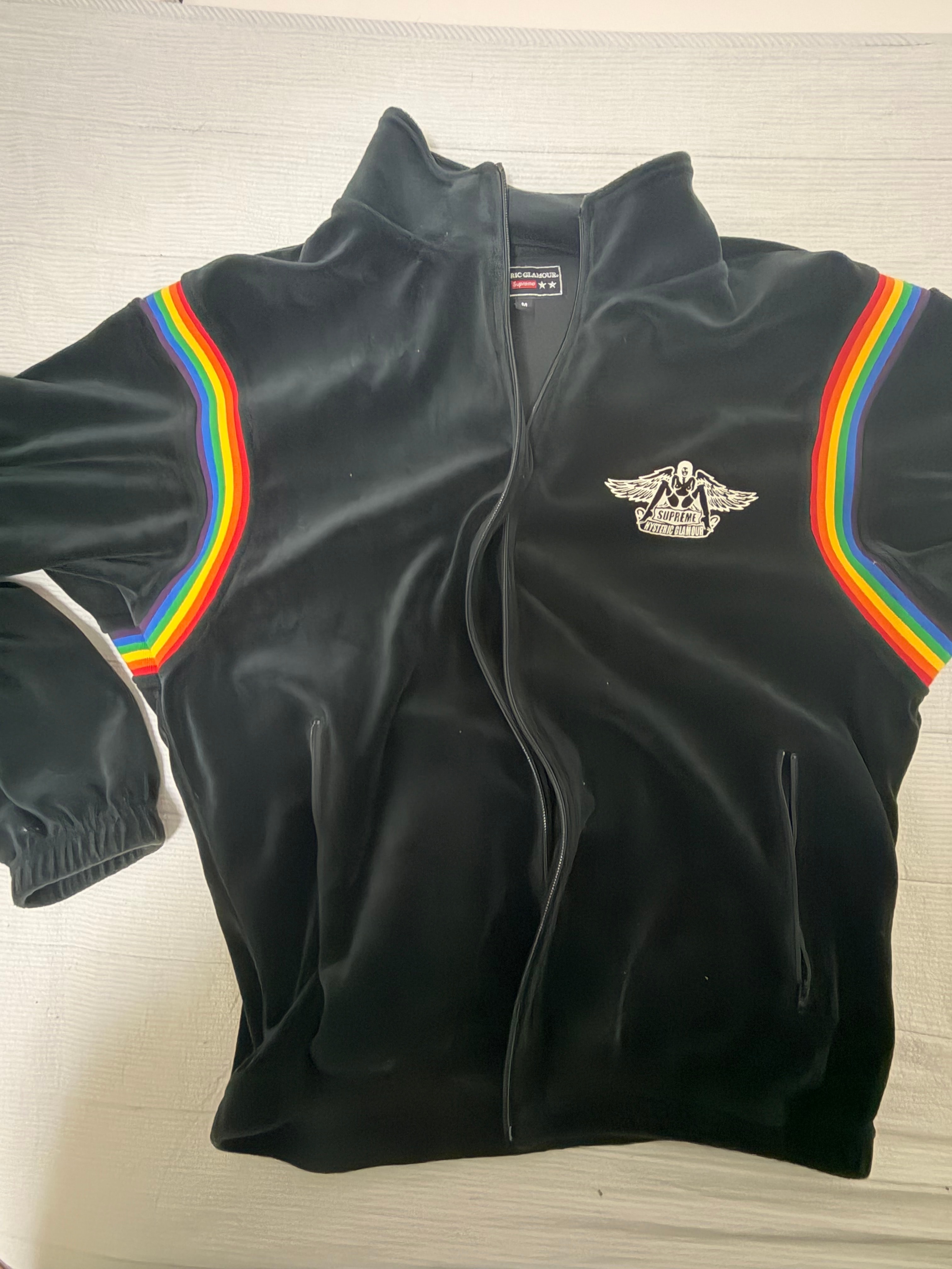 Supreme x HYSTERIC GLAMOUR Velour Track Jacket 