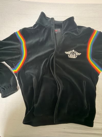 Supreme x HYSTERIC GLAMOUR Velour Track Jacket "Black"