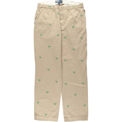 古着 ラルフローレン Ralph Lauren POLO by Ralph Lauren 総柄 チノパンツ メンズw36相当/eaa650921